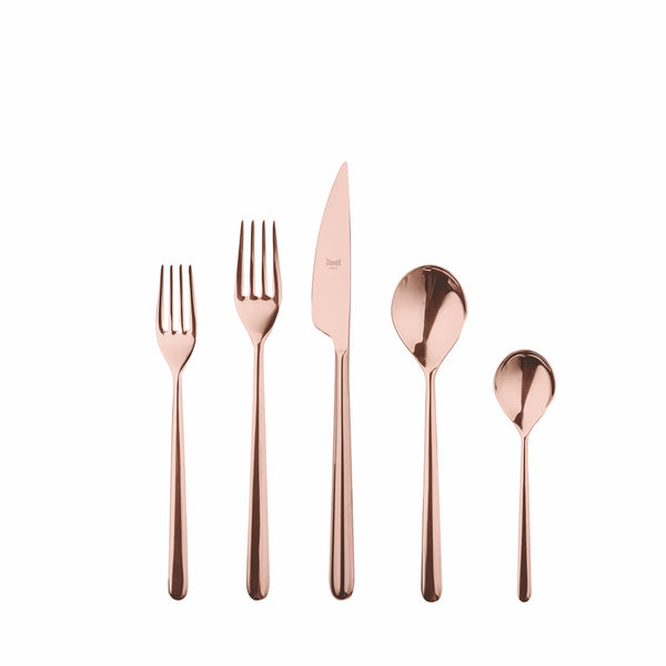 PLACE SETTING 5 PZ   LINEA "BRONZO"