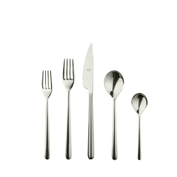 CUTLERY SET 5 PCS        LINEA      CHAMPAGNE