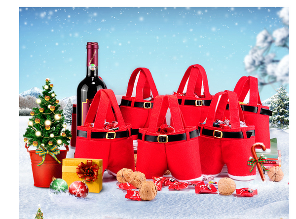 Christmas hot sale red Christmas bag christmas wedding candy bag