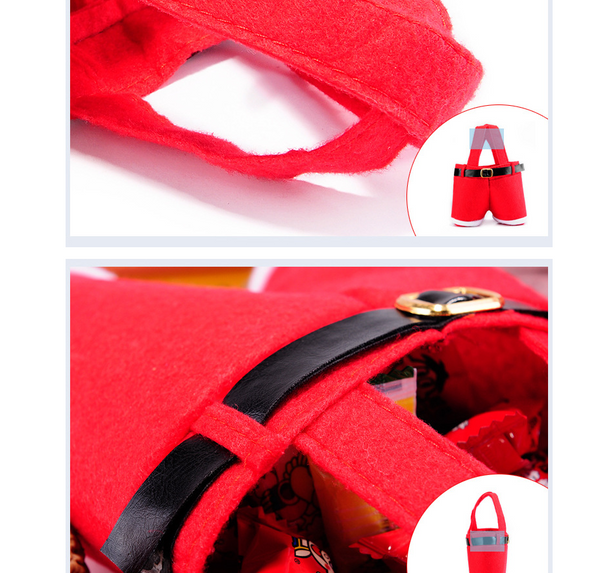 Christmas hot sale red Christmas bag christmas wedding candy bag