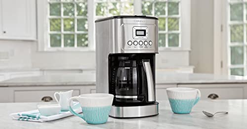 Cuisinart DCC-3200BKSP1 Perfectemp Coffee Maker, 14 Cup Progammable with Glass Carafe, Black Stainless Steel