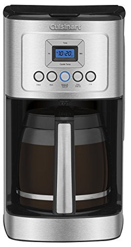 Cuisinart DCC-3200BKSP1 Perfectemp Coffee Maker, 14 Cup Progammable with Glass Carafe, Black Stainless Steel