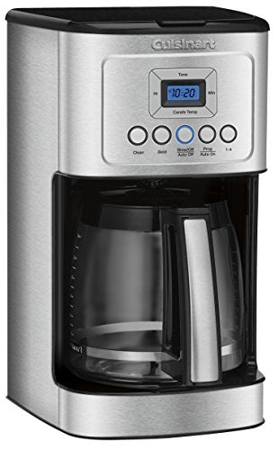 Cuisinart DCC-3200BKSP1 Perfectemp Coffee Maker, 14 Cup Progammable with Glass Carafe, Black Stainless Steel