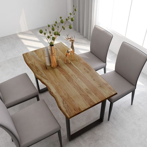 Dining Table 70.9"x35.4"x29.9" Solid Acacia Wood