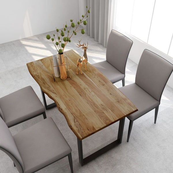 Dining Table 70.9"x35.4"x29.9" Solid Acacia Wood