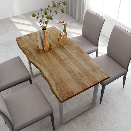 Dining Table 70.9"x35.4"x29.9" Solid Acacia Wood