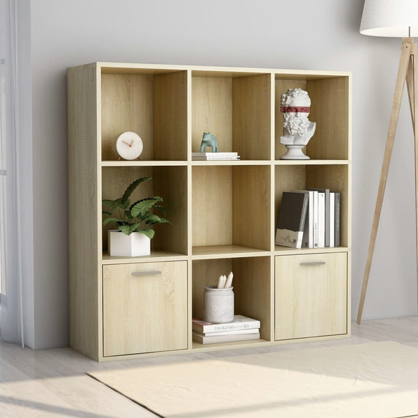Book Cabinet White 38.5"x11.8"x38.5" Chipboard