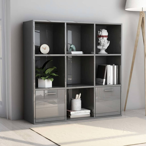 Book Cabinet White 38.5"x11.8"x38.5" Chipboard