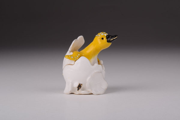 Duck Coming out of Eggshell