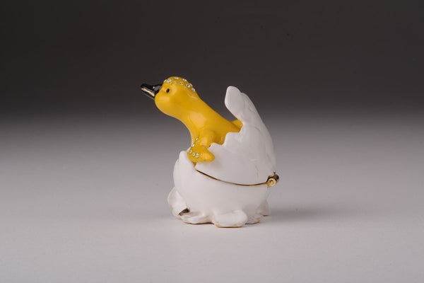 Duck Coming out of Eggshell