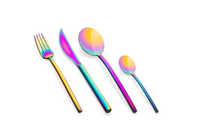 DUE RAINBOW 20-Piece Flatware Set