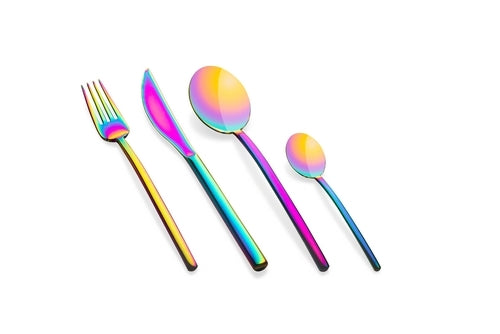 DUE RAINBOW 20-Piece Flatware Set