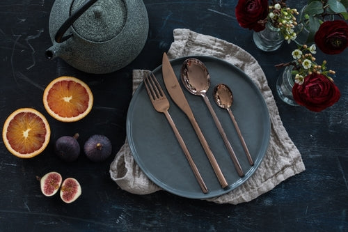 Due BRONZO 5-Piece Flatware Set