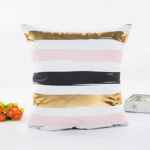 Gold Foil Pillow Cases Printing Pillow Case Sofa