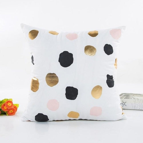 Gold Foil Pillow Cases Printing Pillow Case Sofa