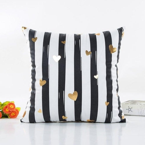 Gold Foil Pillow Cases Printing Pillow Case Sofa