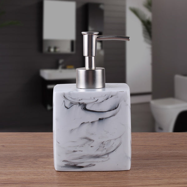 Bathroom Soap Pump Bottle Travel Shampoo Dispenser Hotel Marble Shampoo Disppenser Press Sanitizer Bottle Bathroom Accessories