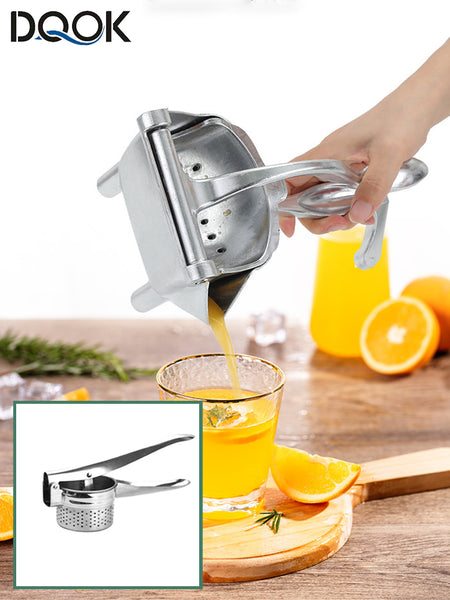 Manual Citrus Juicer Hand Orange Squeezer Lemon Fruit Juicer Press Machine Stainless stee Potato Masher and Ricer Manual Juicer