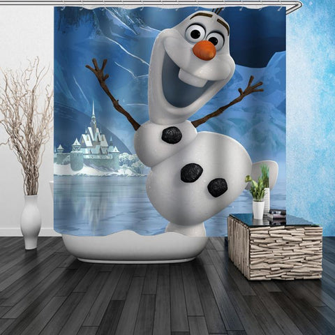 Jumping Olaf Shower Curtain