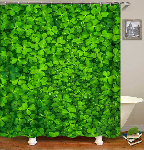 Fresh Clover Shower Curtain