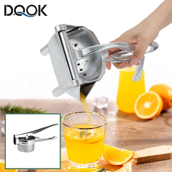 Manual Citrus Juicer Hand Orange Squeezer Lemon Fruit Juicer Press Machine Stainless stee Potato Masher and Ricer Manual Juicer