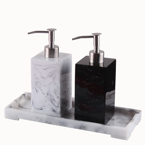 Bathroom Soap Pump Bottle Travel Shampoo Dispenser Hotel Marble Shampoo Disppenser Press Sanitizer Bottle Bathroom Accessories