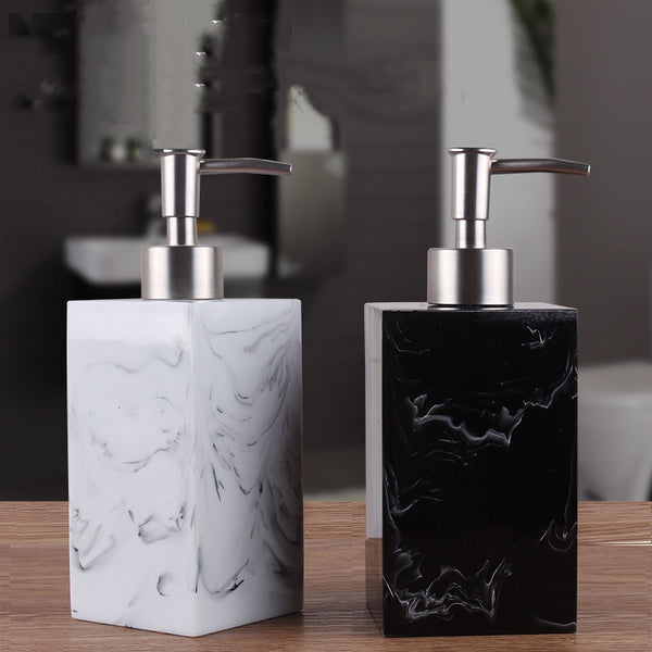 Bathroom Soap Pump Bottle Travel Shampoo Dispenser Hotel Marble Shampoo Disppenser Press Sanitizer Bottle Bathroom Accessories