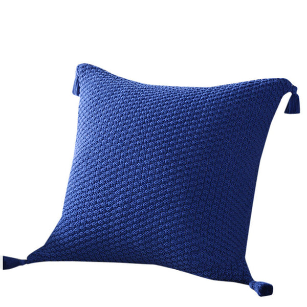 Knitting Pillow case Fashion Throw Pillow Tassels