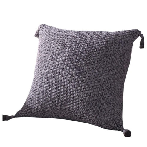 Knitting Pillow case Fashion Throw Pillow Tassels