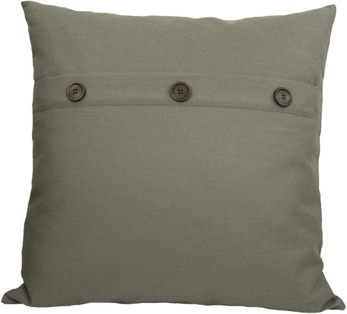 ML13004 Solid Color with Buttons Pillow, 20"x20"