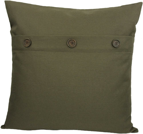 ML13004 Solid Color with Buttons Pillow, 20"x20"