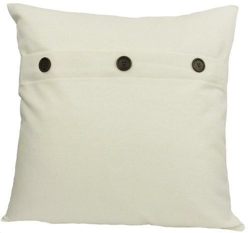 ML13004 Solid Color with Buttons Pillow, 20"x20"