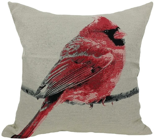 ML14937 Bird Emboridery Pillow,18"x18"