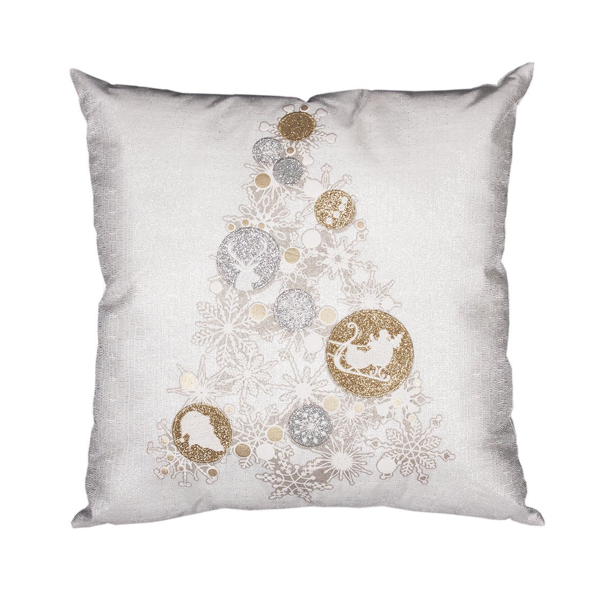 ML17118 Ornament Tree Pillow,18"x18"