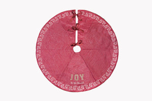 ML17133 Joy to the world Tree Skirt, 56"Rnd