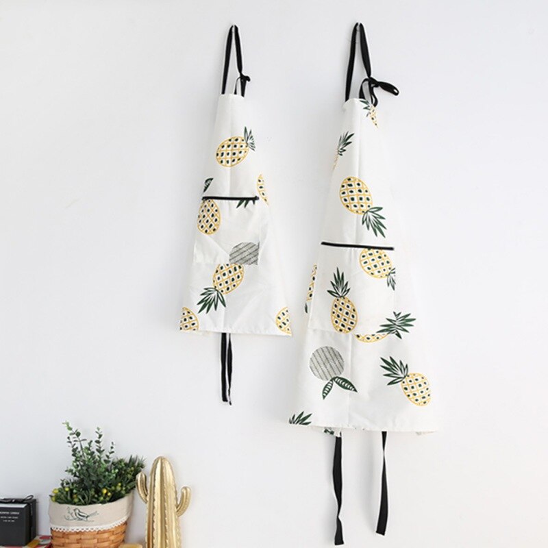 Pineapple Print Cotton Apron