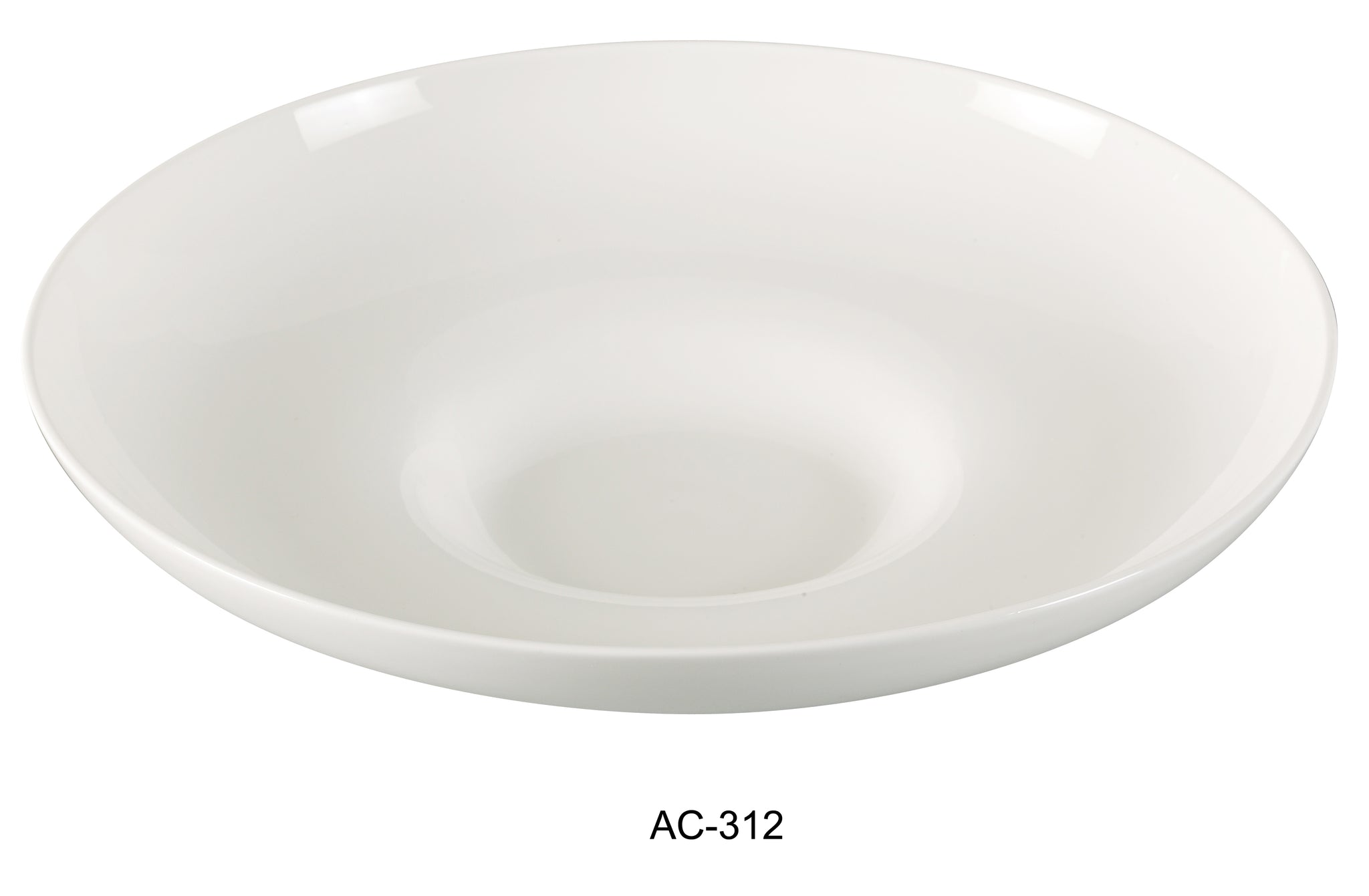 Yanco AC-312 ABCO 12" Mediterranean Pasta Bowl