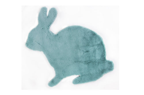 Audrey Lara Kids Rabbit Shaped Area Rug