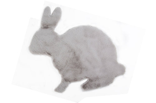 Audrey Lara Kids Rabbit Shaped Area Rug