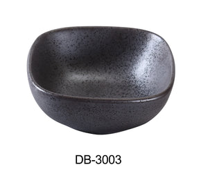 Yanco DB-3003 Diamond Black Collection 4" Square Bowl 6 oz