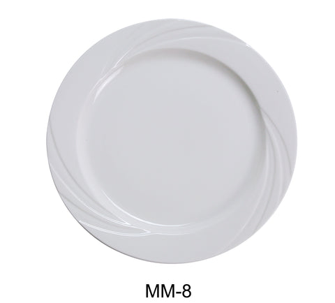 Yanco MM-8 Miami 9.125" Dinner Plate