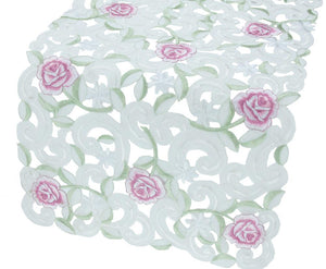 XD14008 Dainty Rose Table Runner