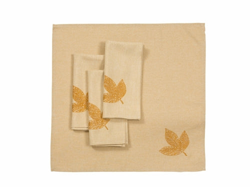 XD18805 Autumn Leaves 20''x20'' Napkins, Set of 4