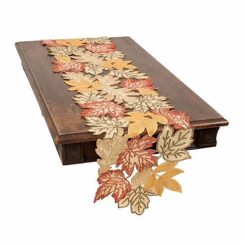 XD18805 Autumn Leaves Table Runner