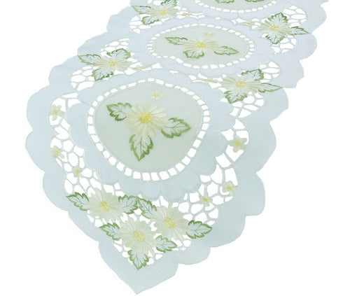 XD75029 Elegant Daisy Table Runner