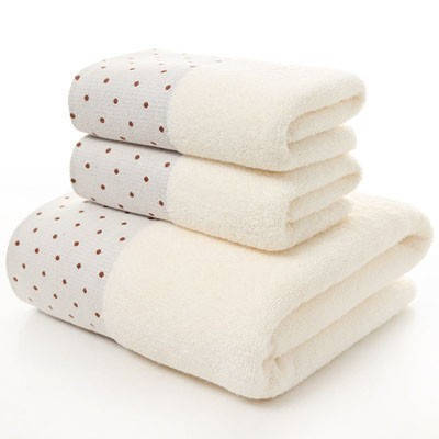 100% Cotton Towel Set Bathroom Geometric Pattern Bath Towel For Adults Face Hand Towels Terry Washcloth Travel Sport Towel