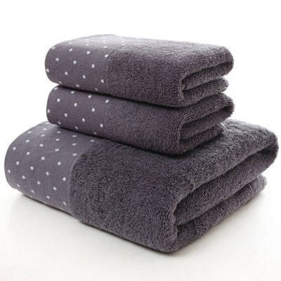 100% Cotton Towel Set Bathroom Geometric Pattern Bath Towel For Adults Face Hand Towels Terry Washcloth Travel Sport Towel