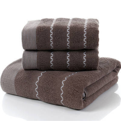 100% Cotton Towel Set Bathroom Geometric Pattern Bath Towel For Adults Face Hand Towels Terry Washcloth Travel Sport Towel