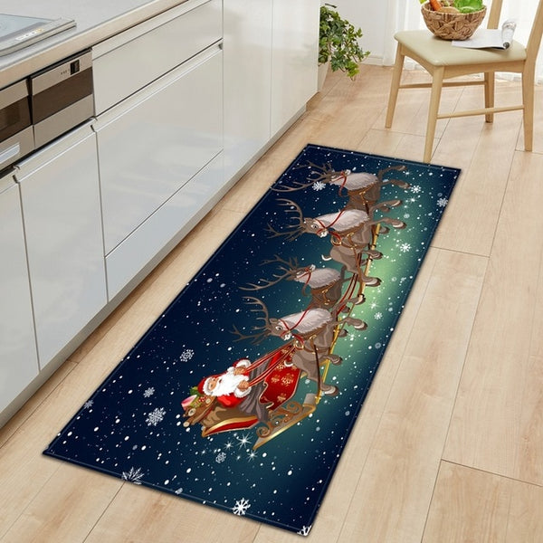 modern Kitchen Mat Long Strip Bedroom Entrance Doormat 3D Pattern Home Floor Decoration Living Room Carpet Bathroom Non-Slip Rug