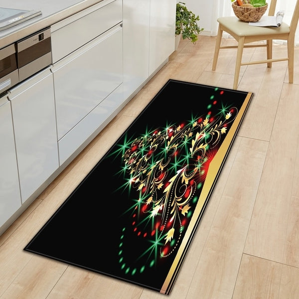 modern Kitchen Mat Long Strip Bedroom Entrance Doormat 3D Pattern Home Floor Decoration Living Room Carpet Bathroom Non-Slip Rug